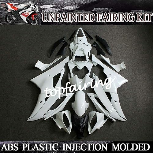 Miniatura 7 de Kit de carenado de motocicleta de plástico ABS sin pintar para Yamaha YZF-R6 YZF R6 2008 2009 2010 2011 2012 2013 2014 2015 2016