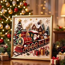 DIY Christmas Pearl Painting Art Kit With Frame DIY Painting Set Tree NS