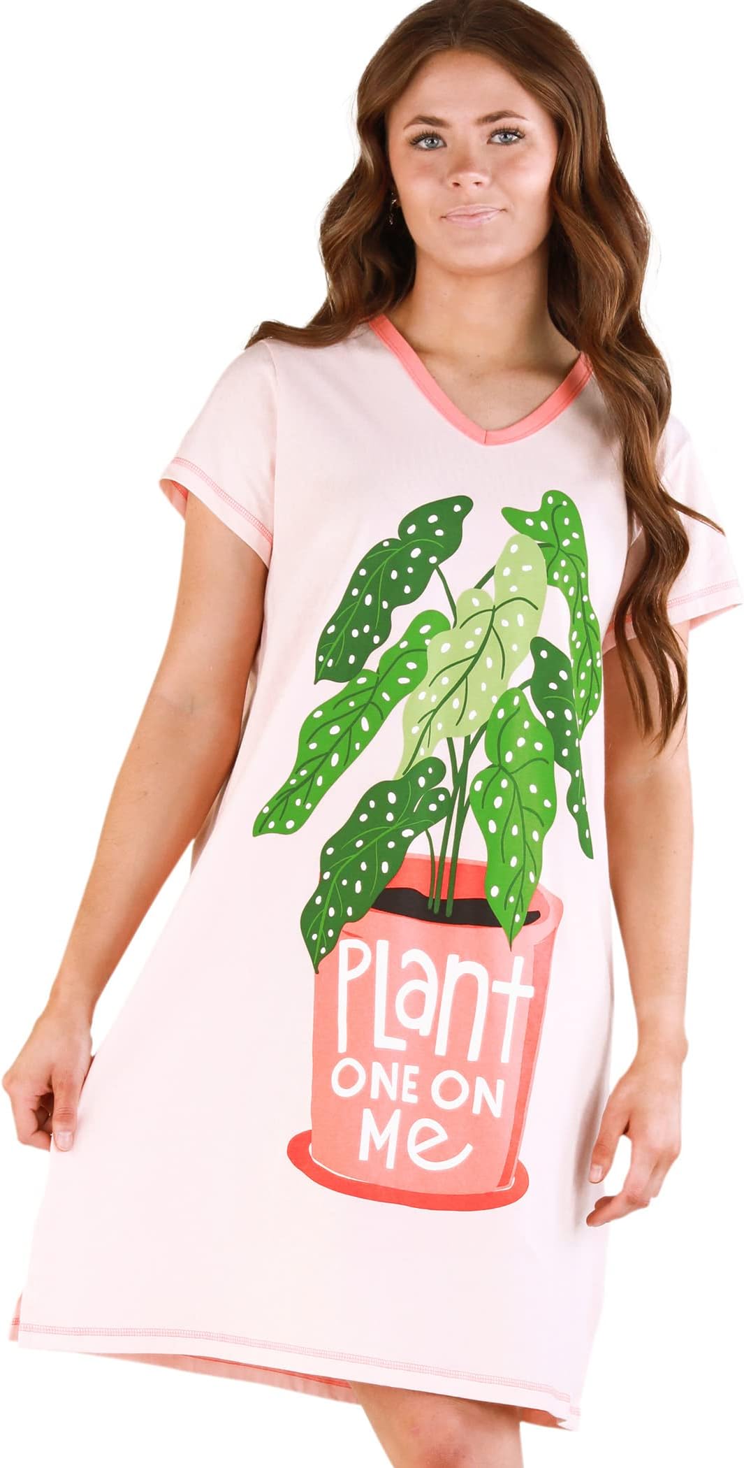 LazyOne Womens I'm Pooped Horse Nightshirt V Neck