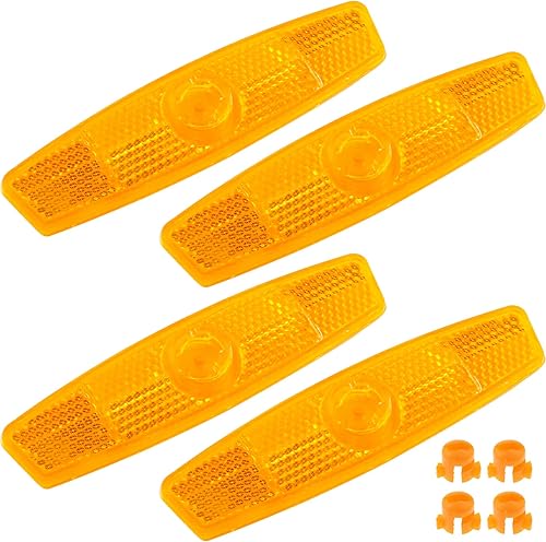 Miniatura 2 de Advertencia de seguridad nocturna de bicicleta, reflectores de bicicleta, luces de radios de carretera