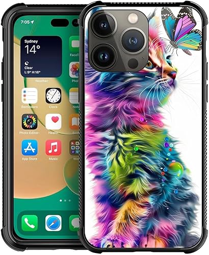 Miniatura 8 de CARLOCA Funda compatible con iPhone 14, fundas doradas de dinero de Estados Unidos para iPhone 14, ultra protección, a prueba de golpes, de silicona