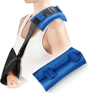Neck Pad Strap Cushion Pillow for Arm Sling Comfort Shoulder Support Pad,Arm Elbow Wrist Injury Support Strap Pad for Men and Women,Designed to Relieve Shoulder Pressure Caused By Slings(2pcs)