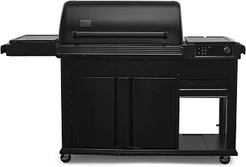 Traeger Woodridge Elite Electric Wood Pellet Grill and Smoker, 970 Sq. in., Side Sear Station, WiFIRE Technology, Super Smoke Mode, Outdoor Pellet Smoker Grill with Insulated Body, Black, TFC97XLH