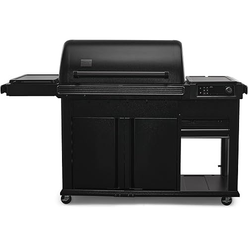 Traeger Woodridge Elite Electric Wood Pellet Grill and Smoker, 970 Sq. In., Side Sear Station, WiFIRE Technology, Super Smoke Mode, Outdoor Pellet Smoker Grill with Insulated Body, TFC97XLH
