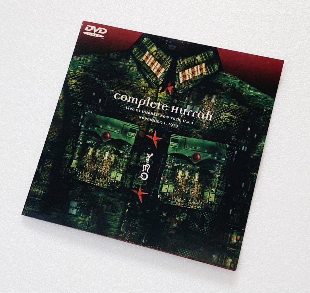 DVD「complete hurrah /YMO」 Yellow Magic Orchestra – Complete Hurrah – DVD (Region 2