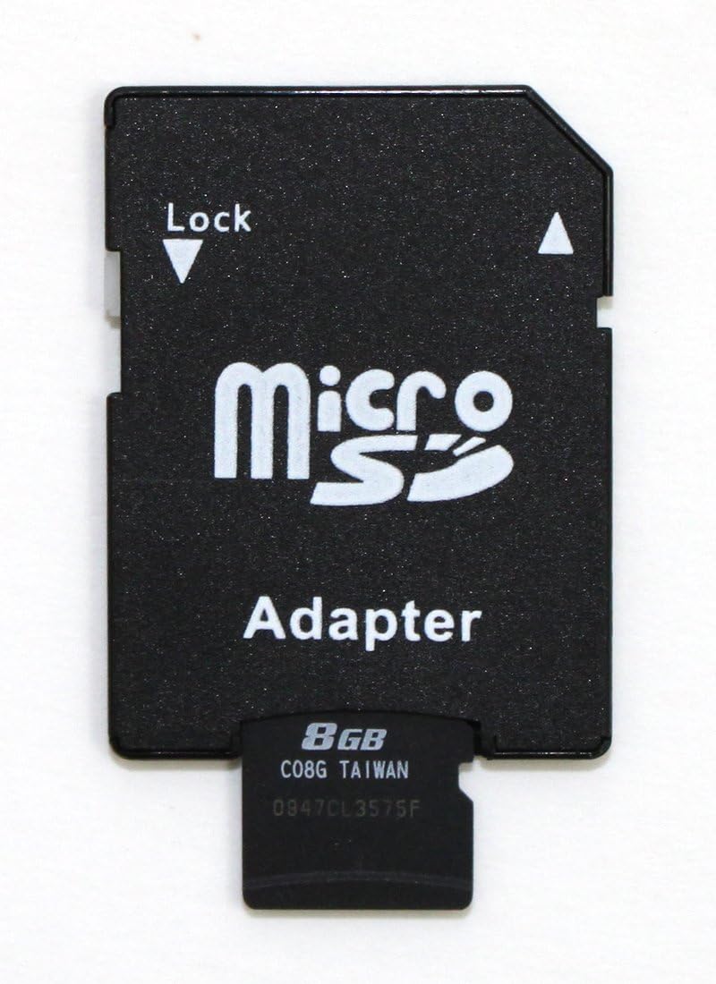 Super Talent 8 GB Class 4 microSDHC Flash Memory Card with SD Adapter MSD8GBST/R