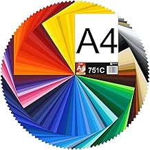 Finest Folia Vinyl Film for Plotter 751C DIN A4 Format 29.7 x 21 cm Self-Adhesive Film for Car Furniture DIY Accessories (Pack of 5, 590 Blueberry)