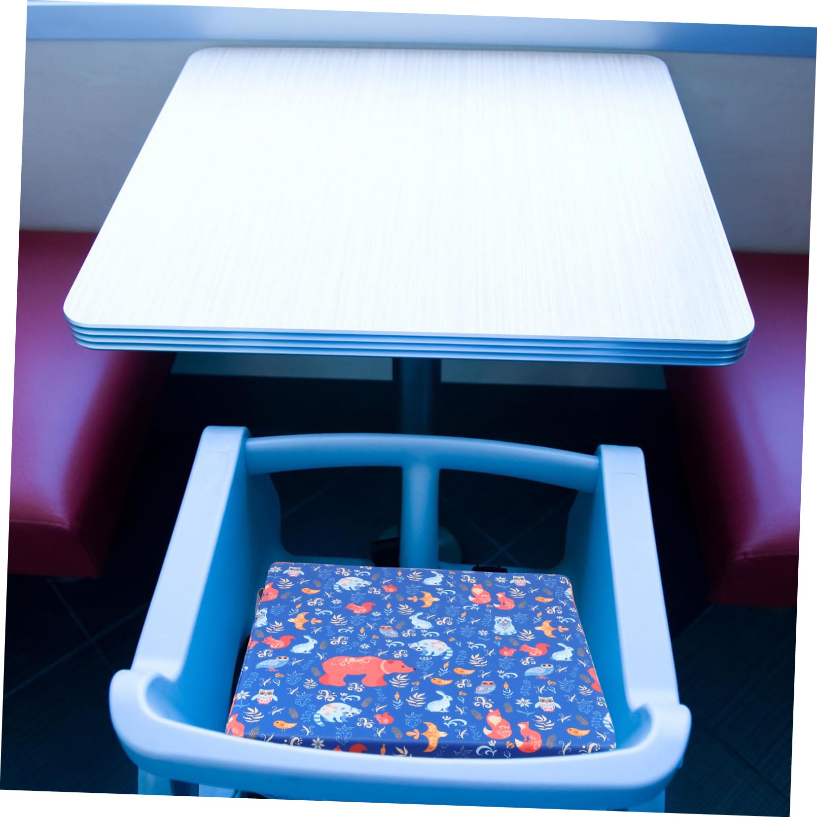 ibasenice 1 Pc Almohadilla elevadora para niños cojín para silla de comedor infantil Cojín de telesilla sillas de comedor aumentó refuerzo Alfombrilla para silla de comedor. almohadón bebé