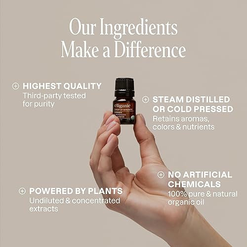 Miniatura 6 de Cliganic Signature - Juego de difusor de aceites esenciales, humidificador de aromaterapia con LED para el hogar, la oficina y el dormitorio,