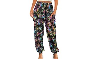 Plano Paws | Women's Harem Pants with Deep Pockets