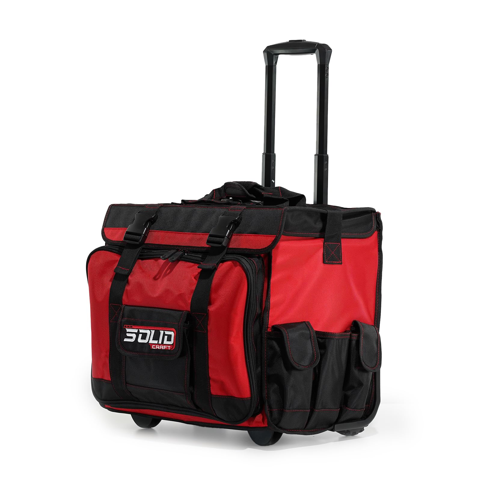 Générique Borsa per attrezzi con ruote, borsa porta utensili a ruote, borsa per carrello per attrezzi Solidcraft