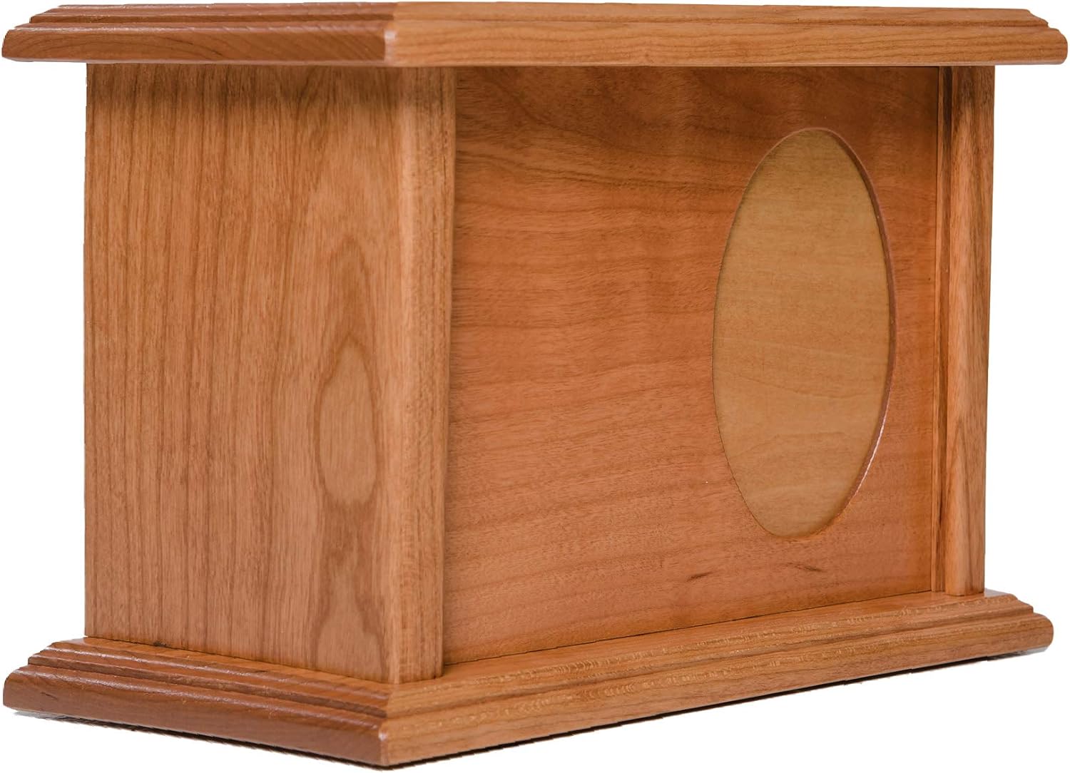 LifeSong Milestones Personalized Pet Cremation Keepsake Urn Box Holds 2x3 Photo Cherry Wood Engraved Urn and Picture Frame for Loss of Dog and Cat Gift for Pet Lover When Tomorrow Starts