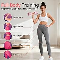 Vista 4 de Juego de pesas rusas ajustables, juegos de pesas rusas 4 en 1 (5.5 libras, 7.7 libras, 9.9 libras, 12.1 libras) para mujeres, juego de 2 mancuernas