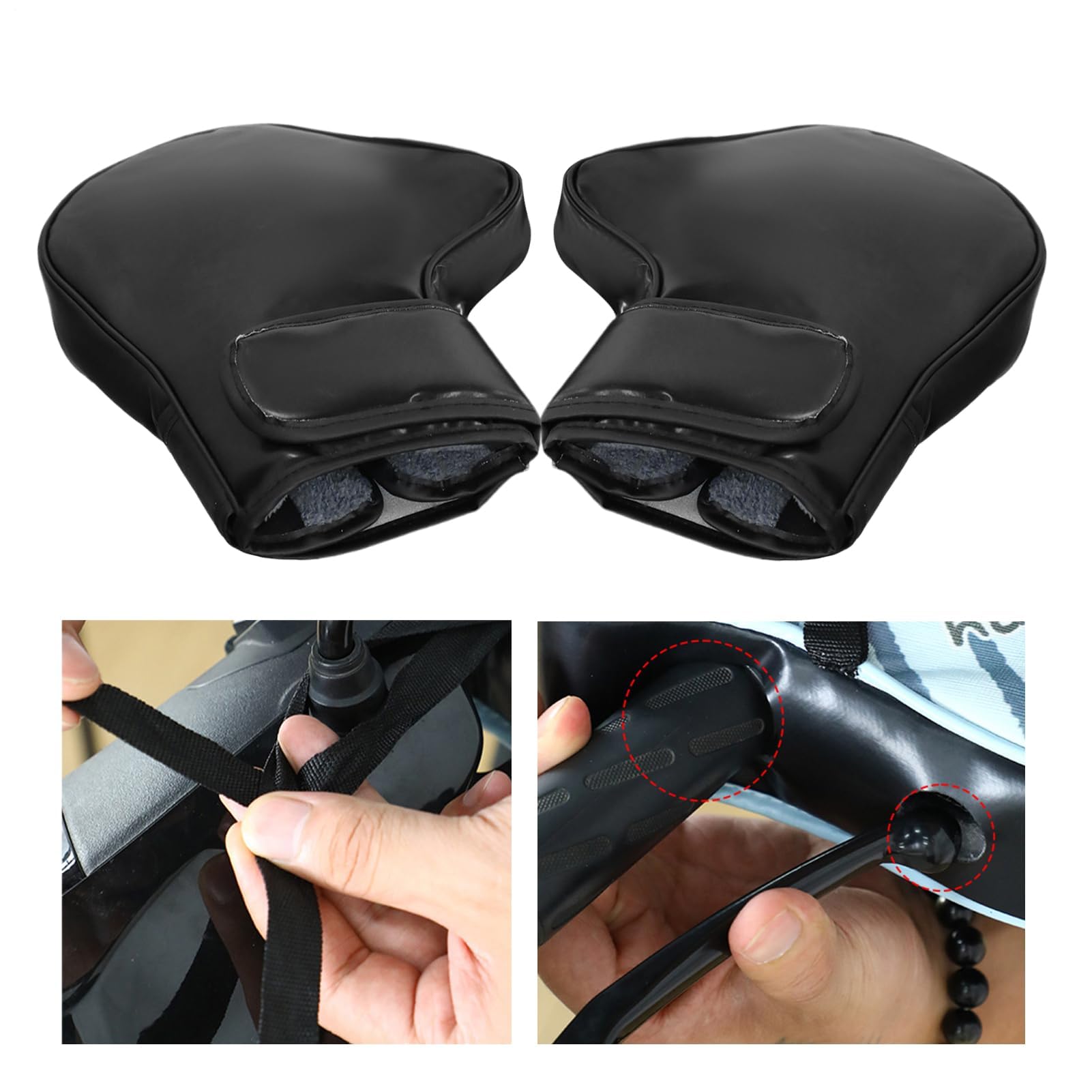Roller Lenkerhandschuhe Warm Fahren Griffe Warme Abdeckung Fahrrad Griff Griff Abdeckung für Motorrad Off Road Bike Schneemobil Winter Täglich