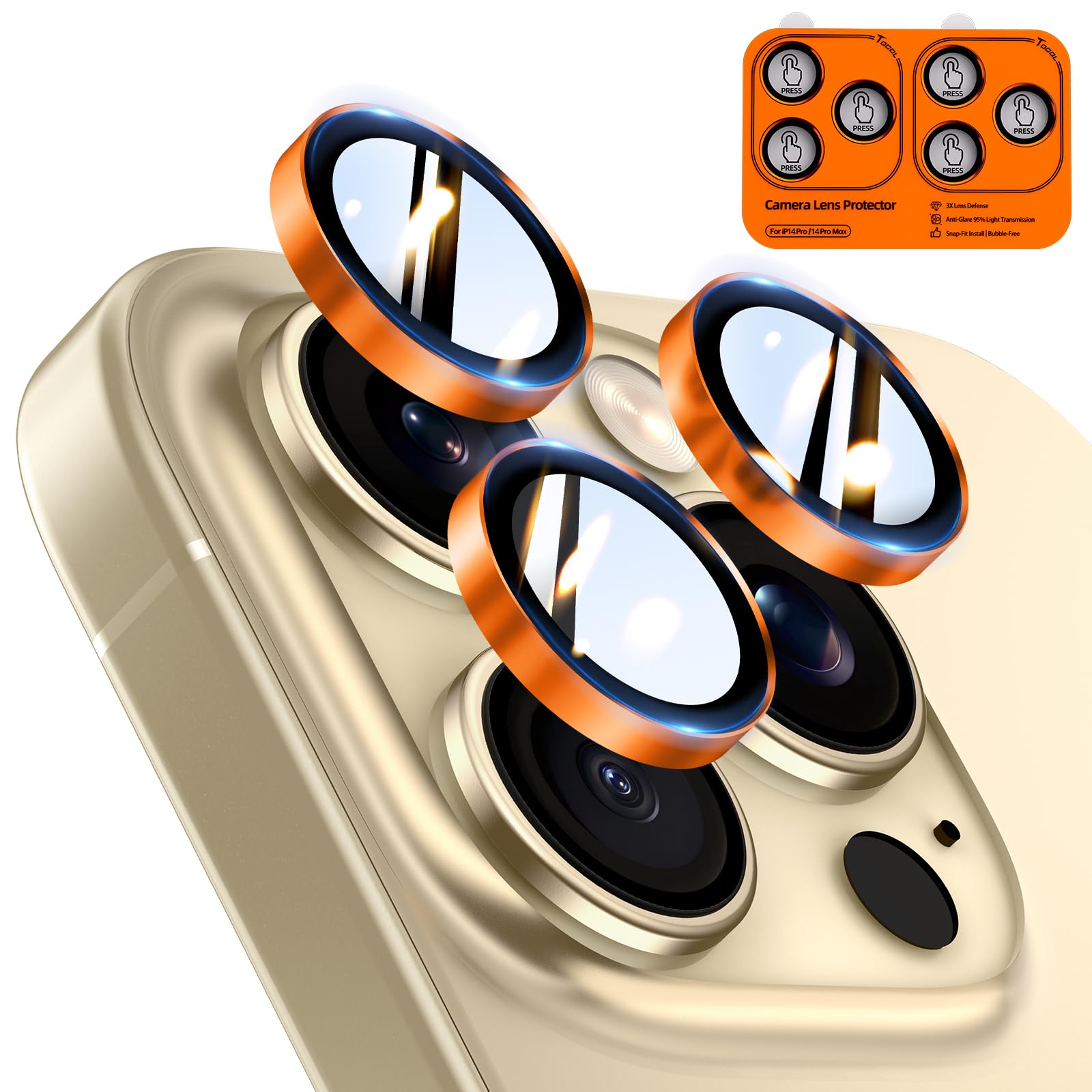 TOCOL Kameraschutz für iPhone Serie