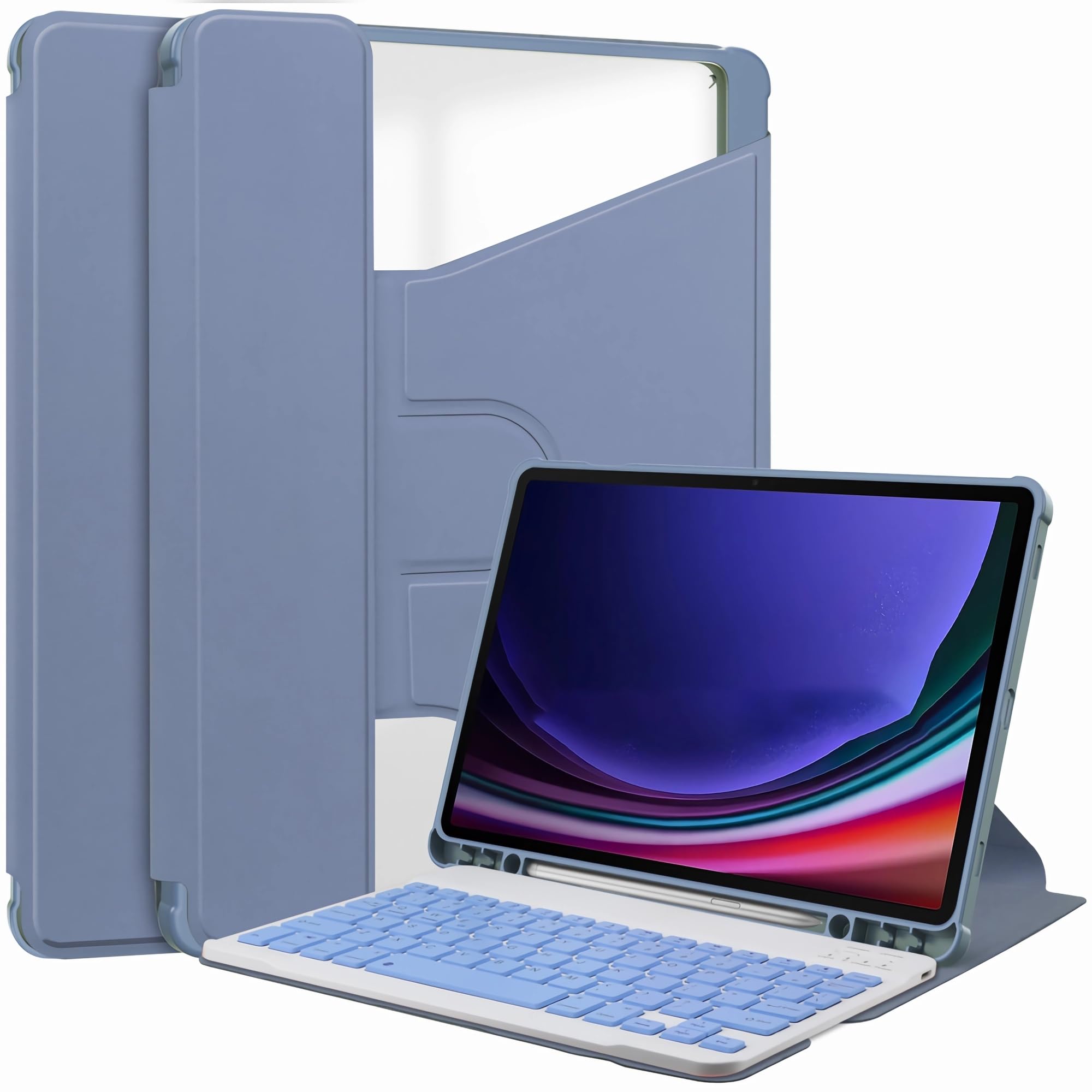 Clavier Samsung Galaxy Tab S9 FE+ housse protection 12.4 pouces