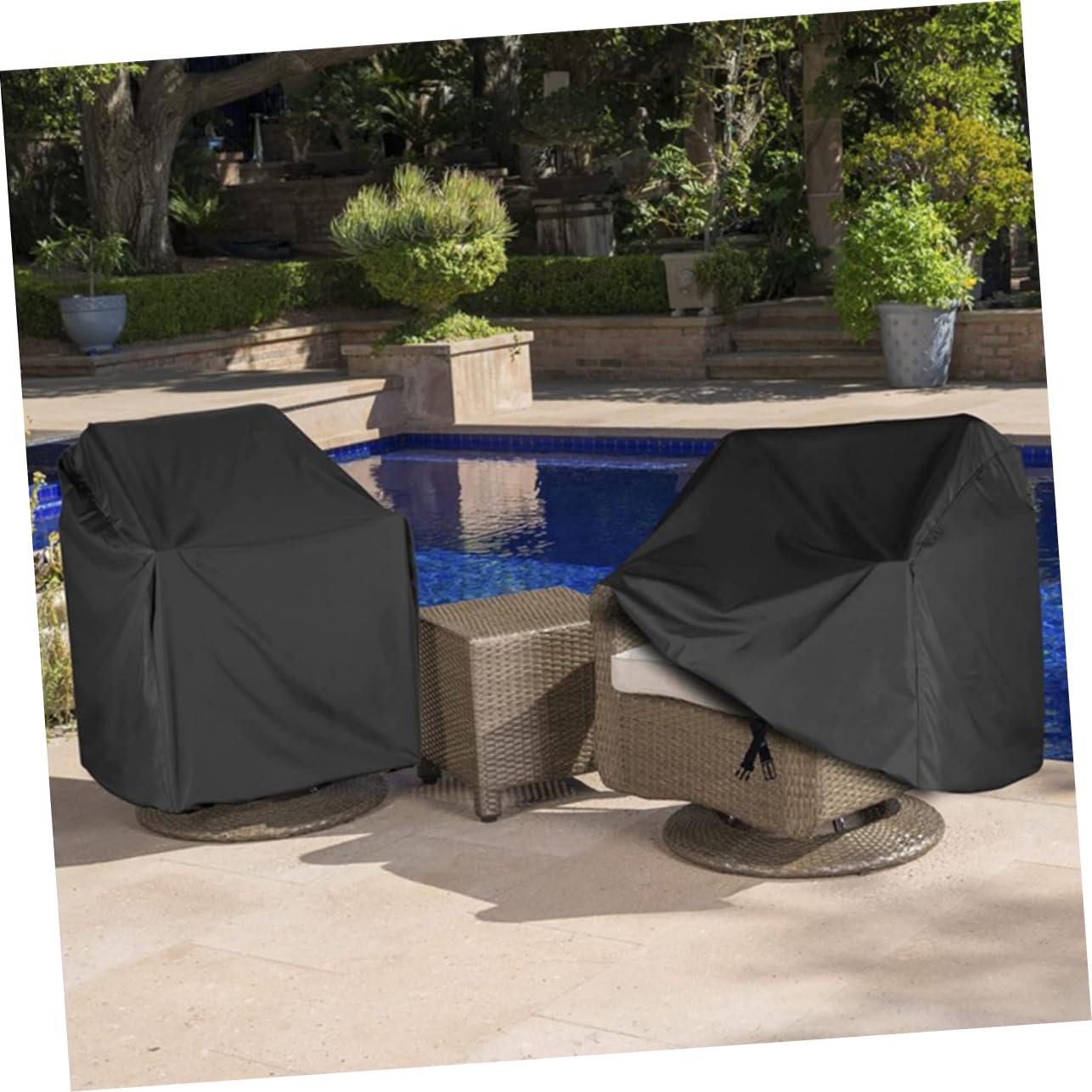 Hoes loungeset waterdicht - 255x255cm - Binnen 2 werkdagen in huis