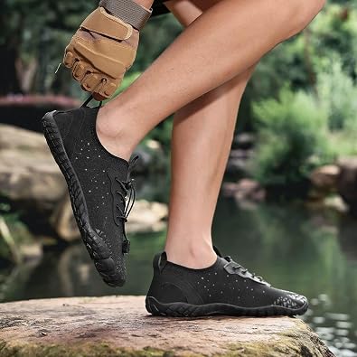 Quick Dry Barefoot Beach & Pool Shoes - Slip-on for Women & Men, Surf, Yoga & Water Sports