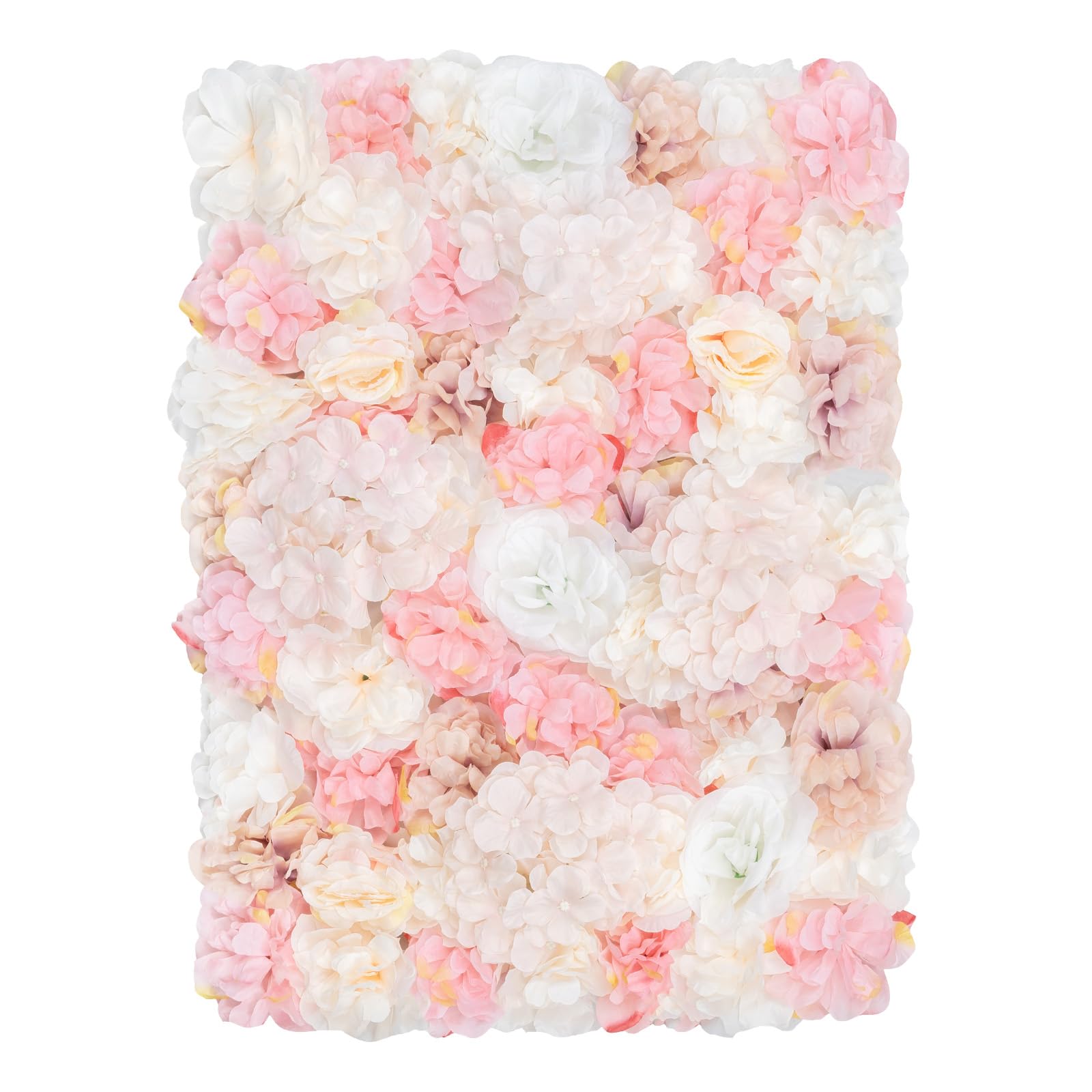 12 Stück Künstliche Blumen Wand Kunstblumenwand Künstliche Blumenwand Rosenwand DIY Hintergrund 40x60cm Fuer Hochzeit Balkon Garten
