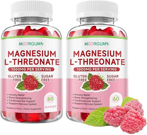 L-treonato de magnesio, bienestar de la memoria, bienestar cognitivo y apoyo Zzz alta absorción, 1,000 mg de magnesio L suplemento de treonato, 120
