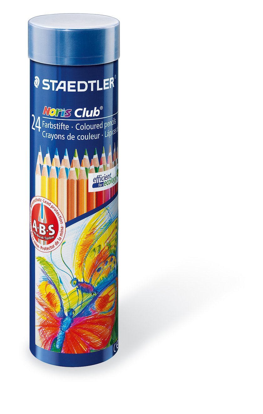 STAEDTLER Col Pencil Cylindr Set=24col.