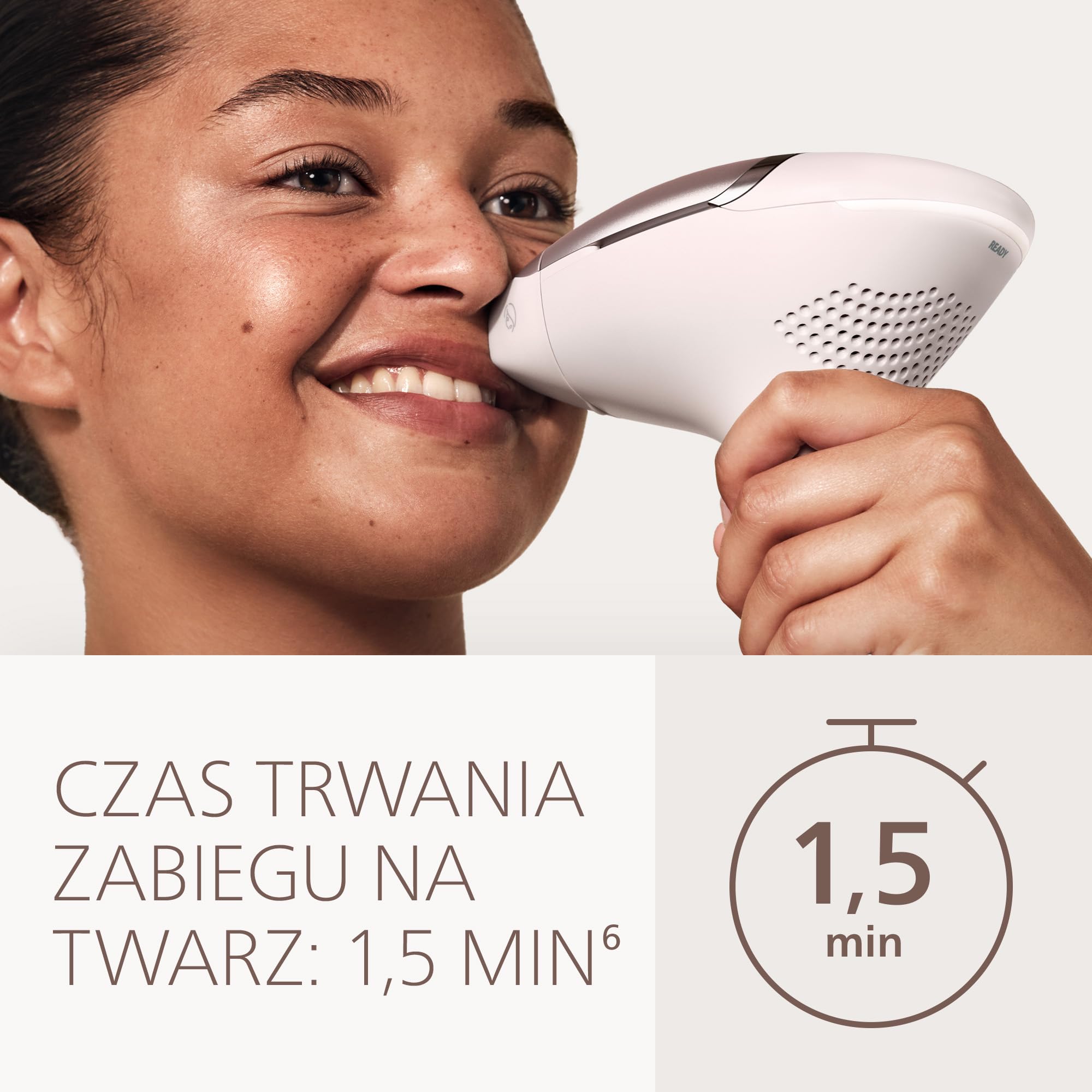 Philips Lumea 9000 IPL – urządzenie do depilacji światłem: długotrwałe efekty, łatwość domowego użytkowania, bezpieczeństwo klasy medycznej, 4 nasadki do ciała, twarzy, okolic bikini i pach BRI981/00