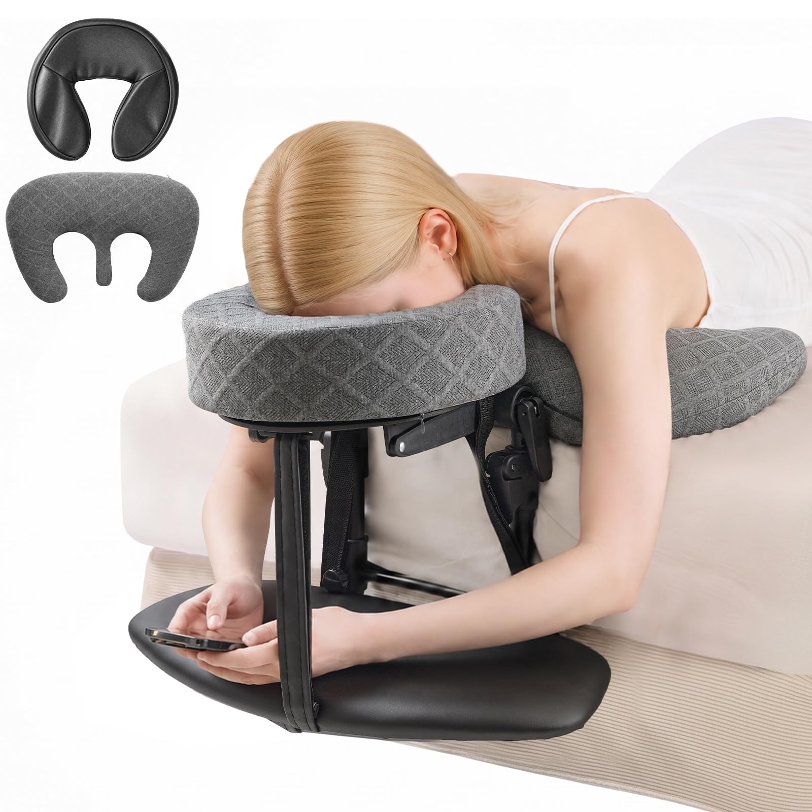 Massage Headrest for Bed - At-Home Spa Comfort -1