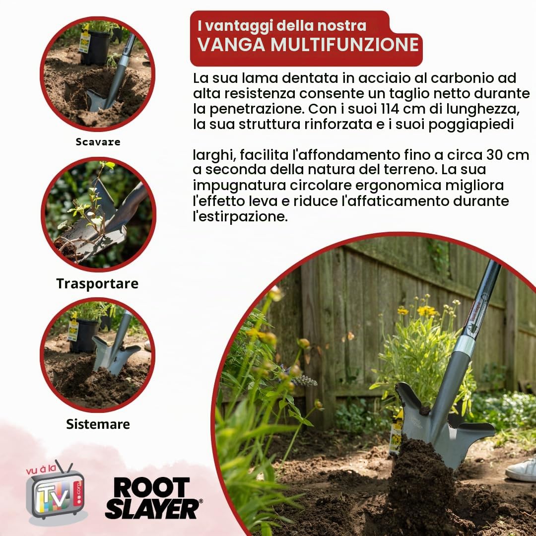 ROOTSLAYER Special solid ultra-resistente leggera lama seghettata