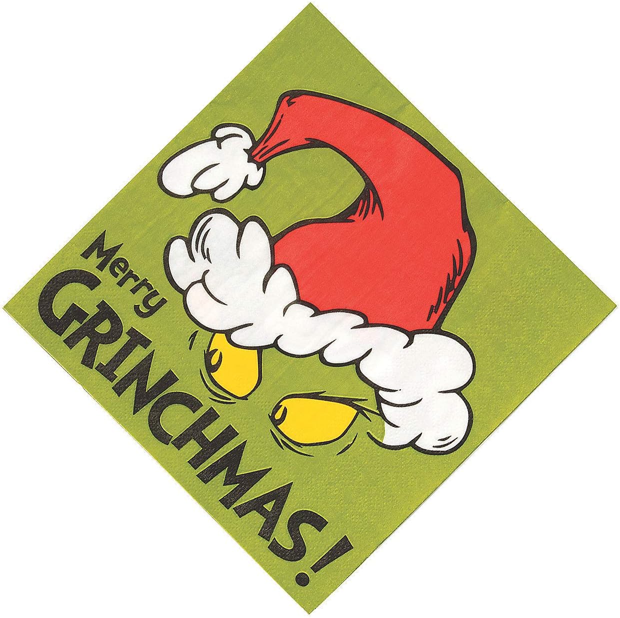 Grinch Lunch Napkin - Party Supplies - 16 Pieces