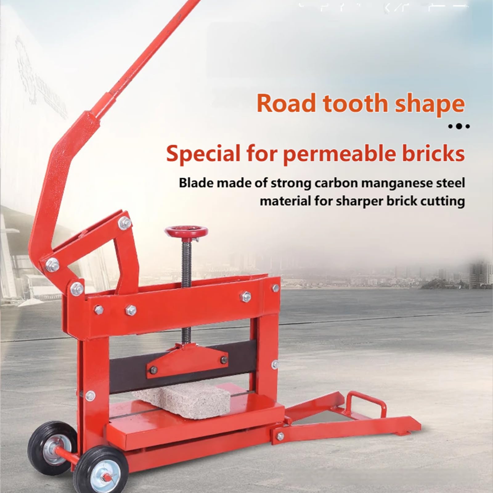 Herramienta de corte de pavimento para granito y mármol, grosor de corte de 0 a 11.8 pulgadas, ideal para ranurar adoquines y materiales duros