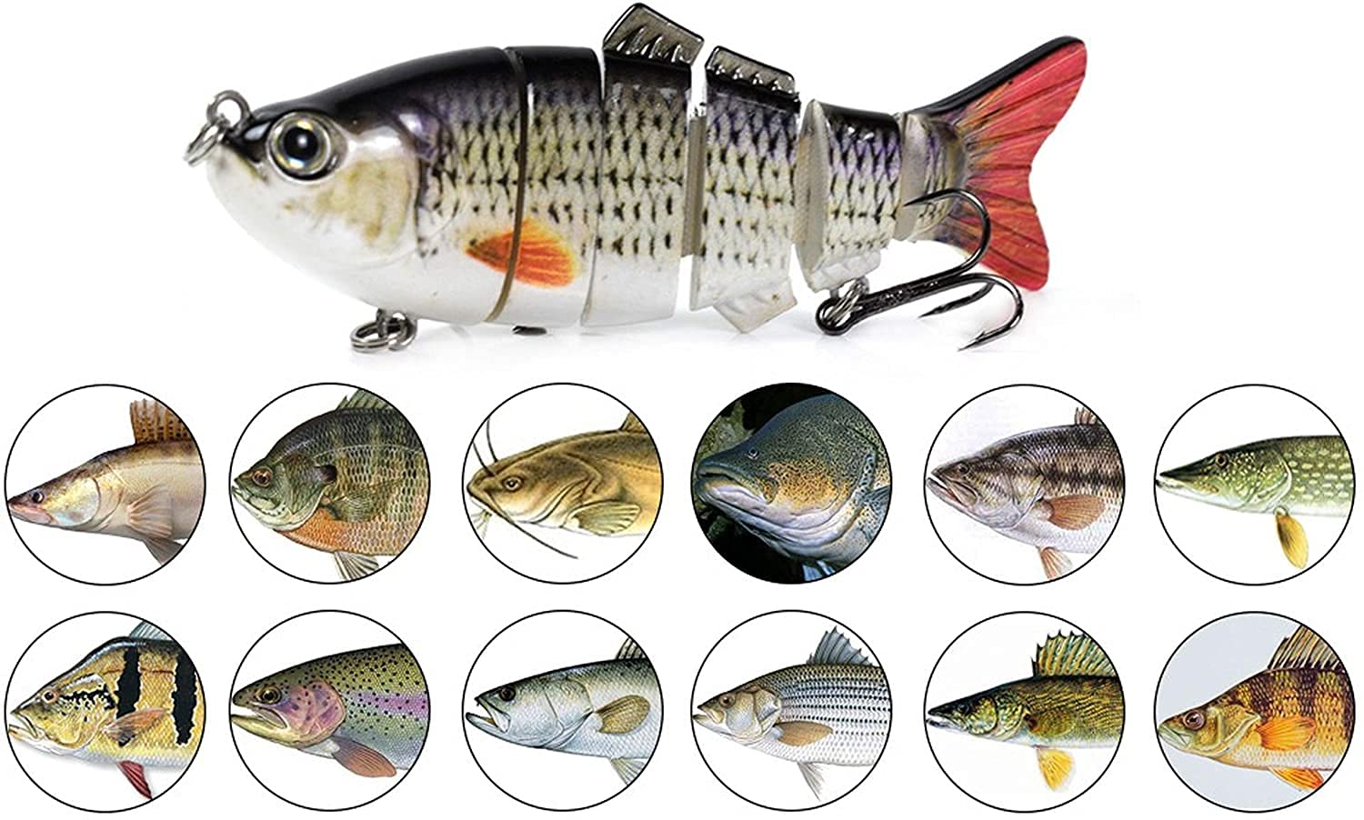 バス釣り　ジョイントルアーセット Amazon.co.jp: ジョイントルアーセット ビッグベイト ベイト