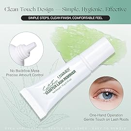 LASHVIEW Lash Cluster Glue Remover Soothing Gel Formula, Easy at-Home Use, Effortless Removal of Lash Extension Glue (5ml)