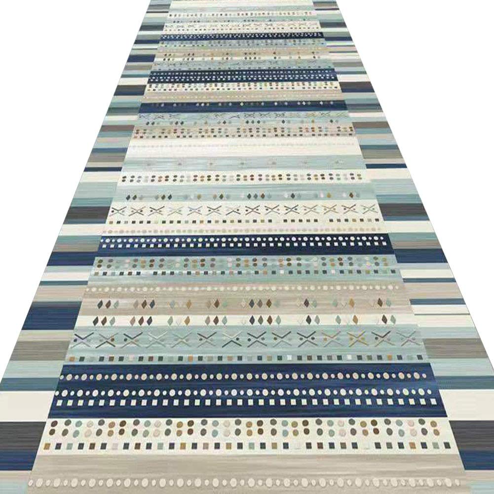 Long Runner Rugs For Hallway Area Rugs Corridor Carpet Modern Abstract Style Household Aisle Stairs Entry Rugs, Customize Size (Color : A, Size : 0.8x7m)