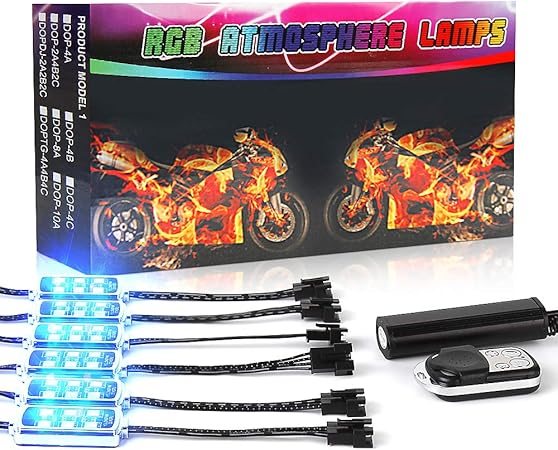 images Multi Color Led Light Strips For Motorcycles amazon