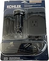 Vista 2 de Kohler K35723-BL Kit de interruptor de aire de eliminación de basura negro mate