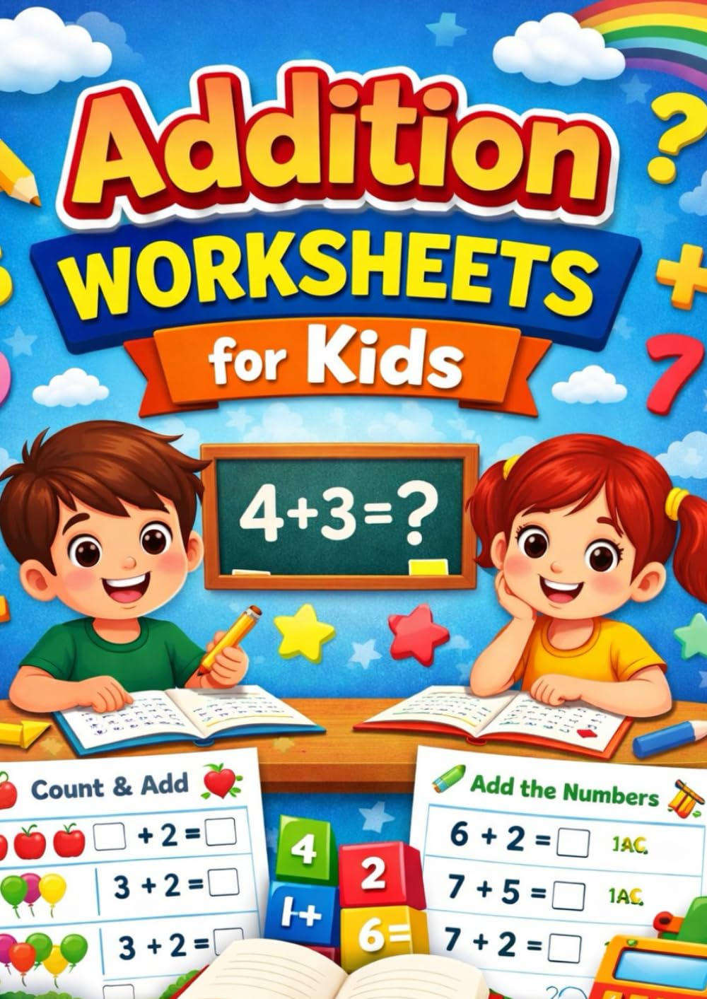 Addition Worksheets for Kids | Fun & Easy Math Practice for Beginners