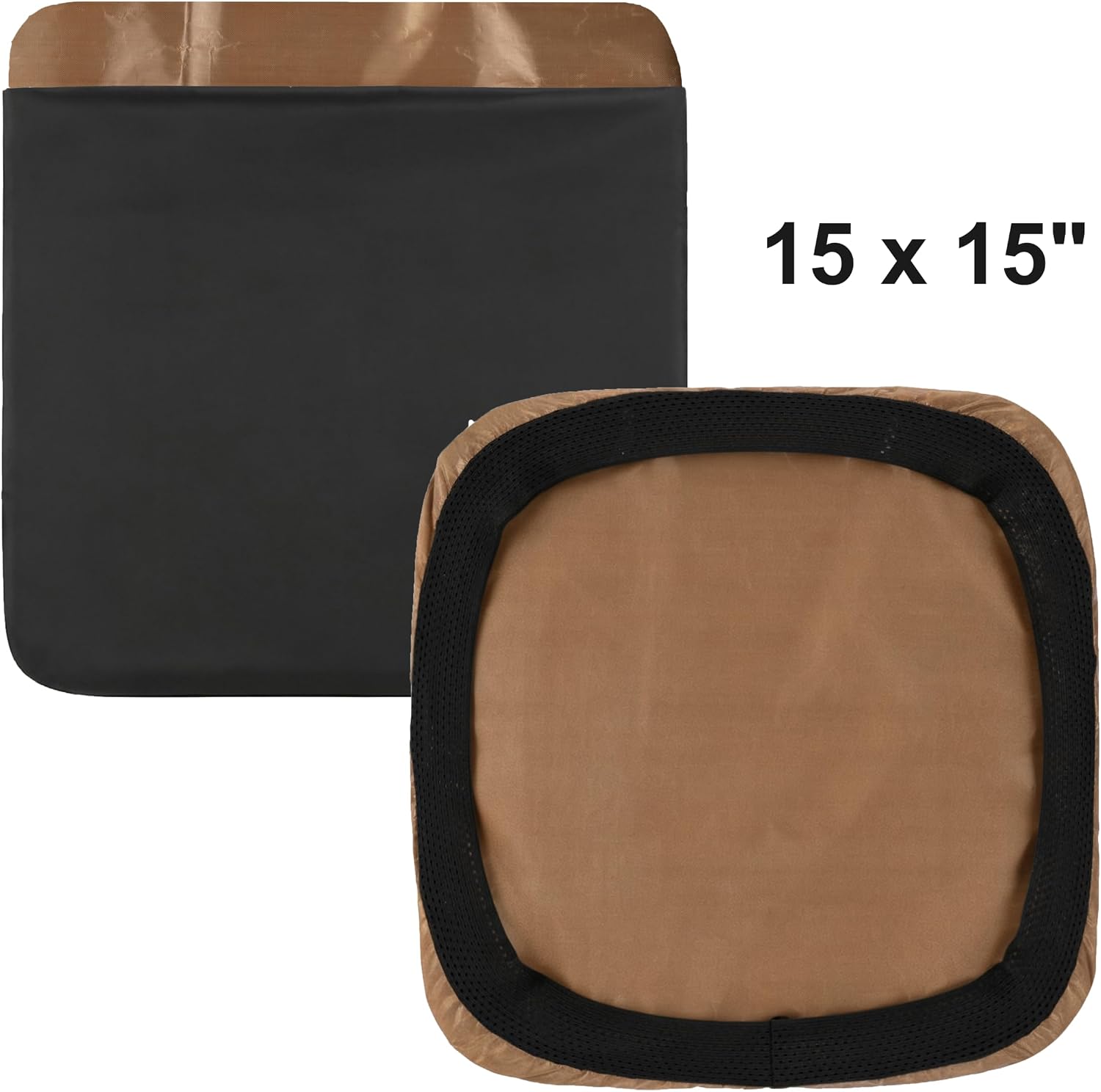 Heat Press Platen Covers for 15x15 Auto Heat Press, 2-Pack Teflon Set