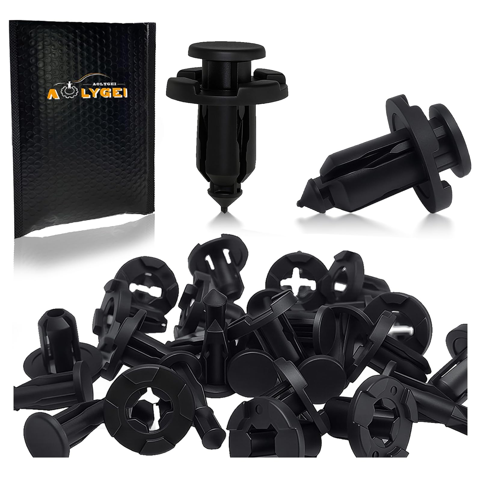 50 Clips Pare-chocs Honda Accord Civic CR-V - Fixation Garniture Carrosserie - Pièce Auto