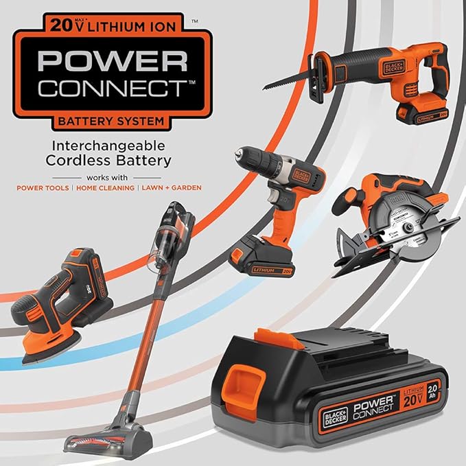 Kit Combo Taladro/Atornillador de Impacto Black & Decker 20V MAX (Reacondicionado) miniatura 7