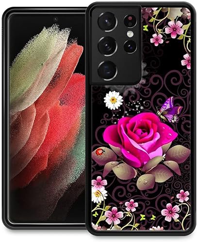 ZHEGAILIAN Funda compatible con Samsung Galaxy S21 Ultra, funda de poliuretano termoplástico suave compatible con Galaxy S21 Ultra de 6.8 pulgadas y