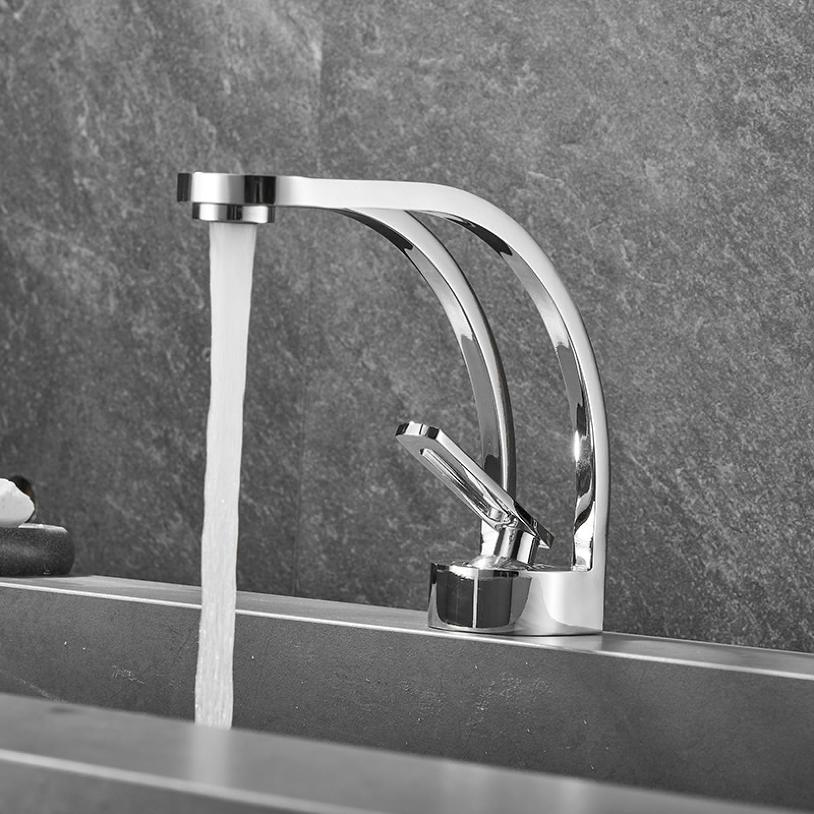 Fanjubei Electroplating All-Copper Bathroom Washbasin Faucet