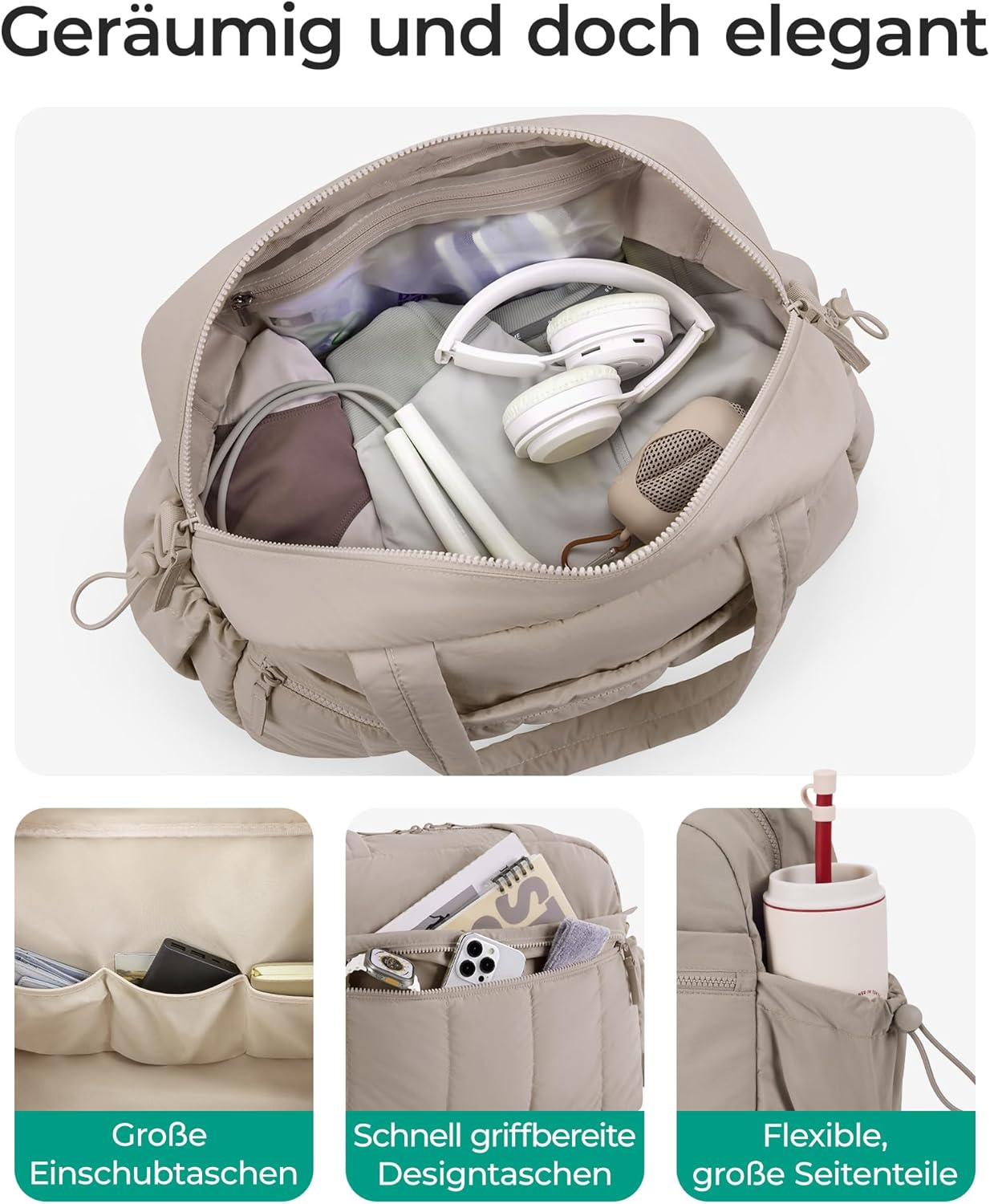 Táska belső terét és szervezési lehetőségei