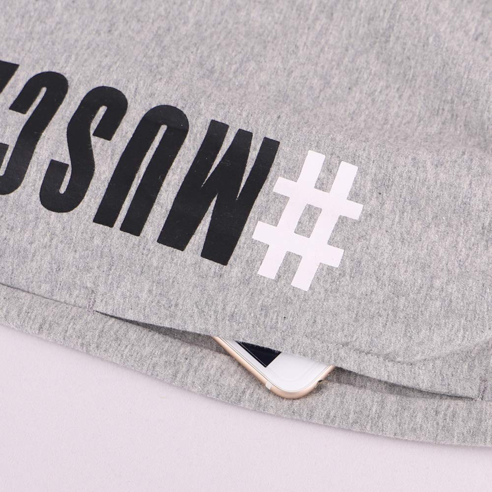 Muscle Alive Uomo Bodybuilding Palestra Pantaloncini Cotone Allenarsi Sportivo Fitness Workout Shorts