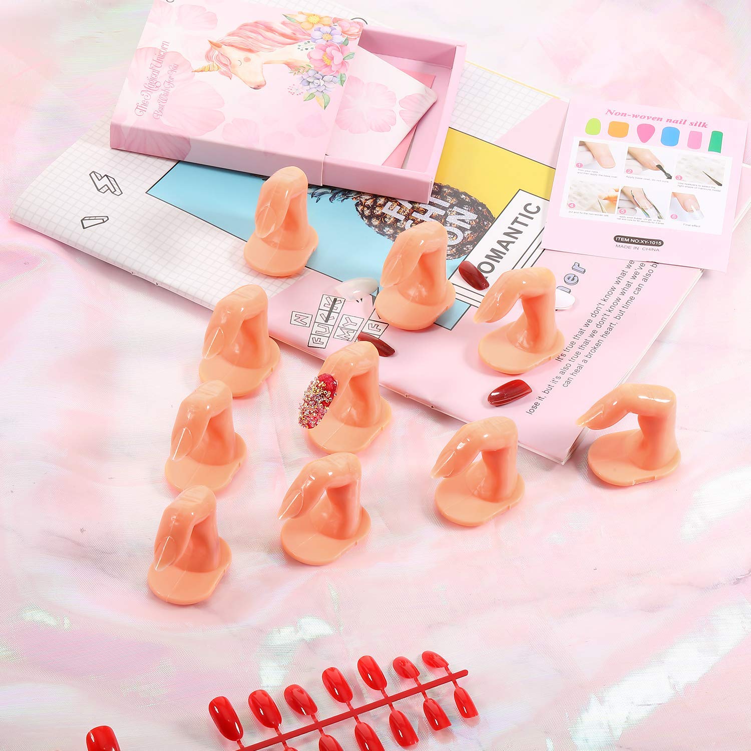 Store2508 Nail Art Training Practice Fingers Pack of 20 3