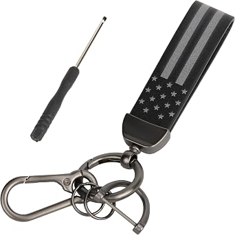 BFXM American Flag Car Keychain