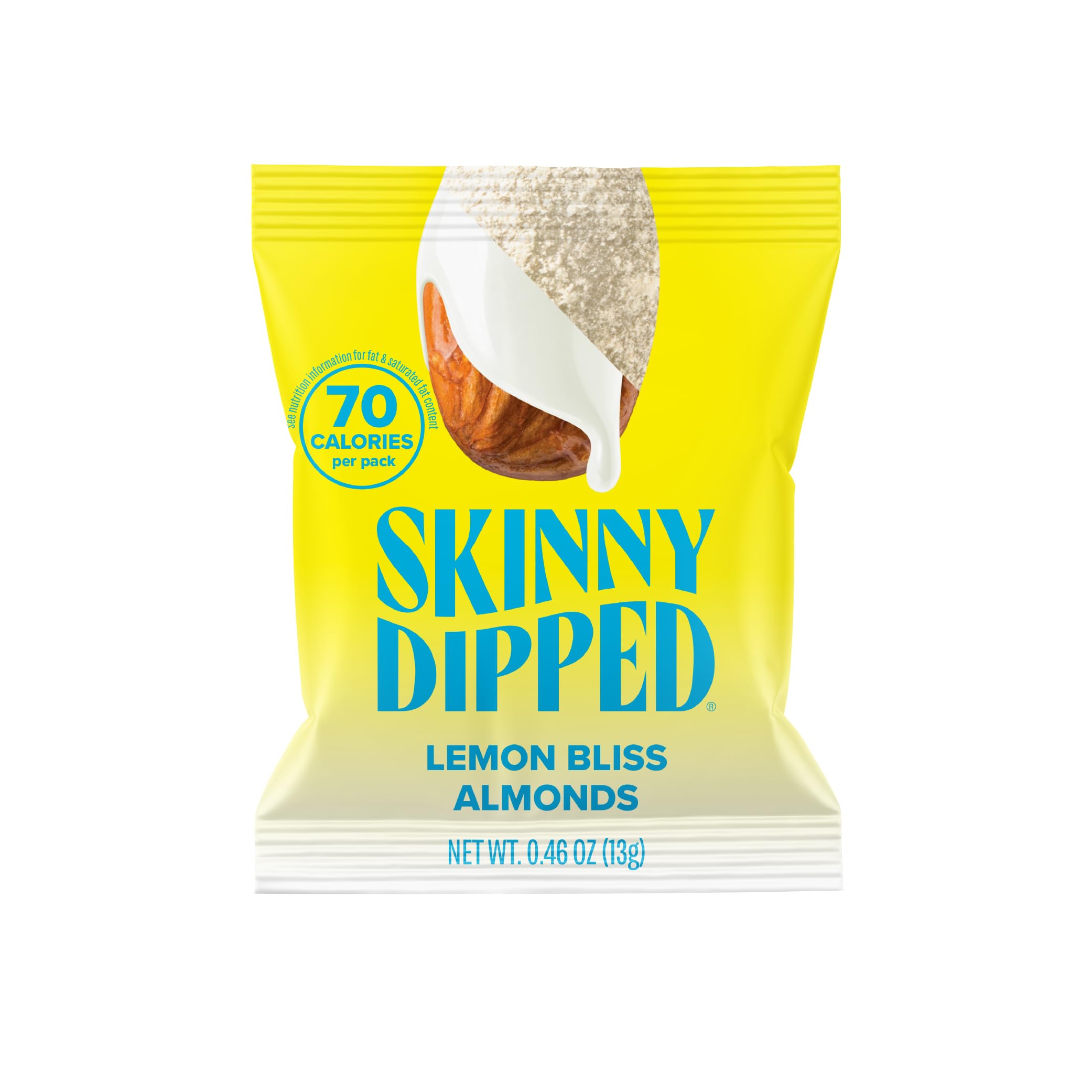 SKINNYDIPPED Lemon Bliss / 0.46 Ounce (Pack of 24) / 1 Almonds