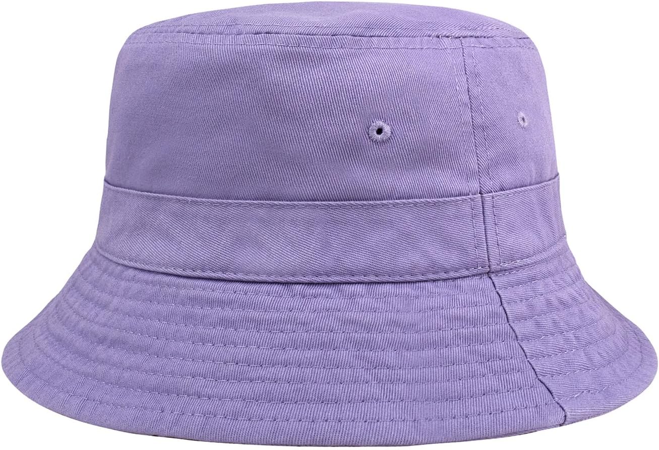 Hot Summer Bucket Hat - Trendy Cotton Sun Hat for Beach, Golf, Fishing - Fun Outdoor Vacation Boonie for Men and Women