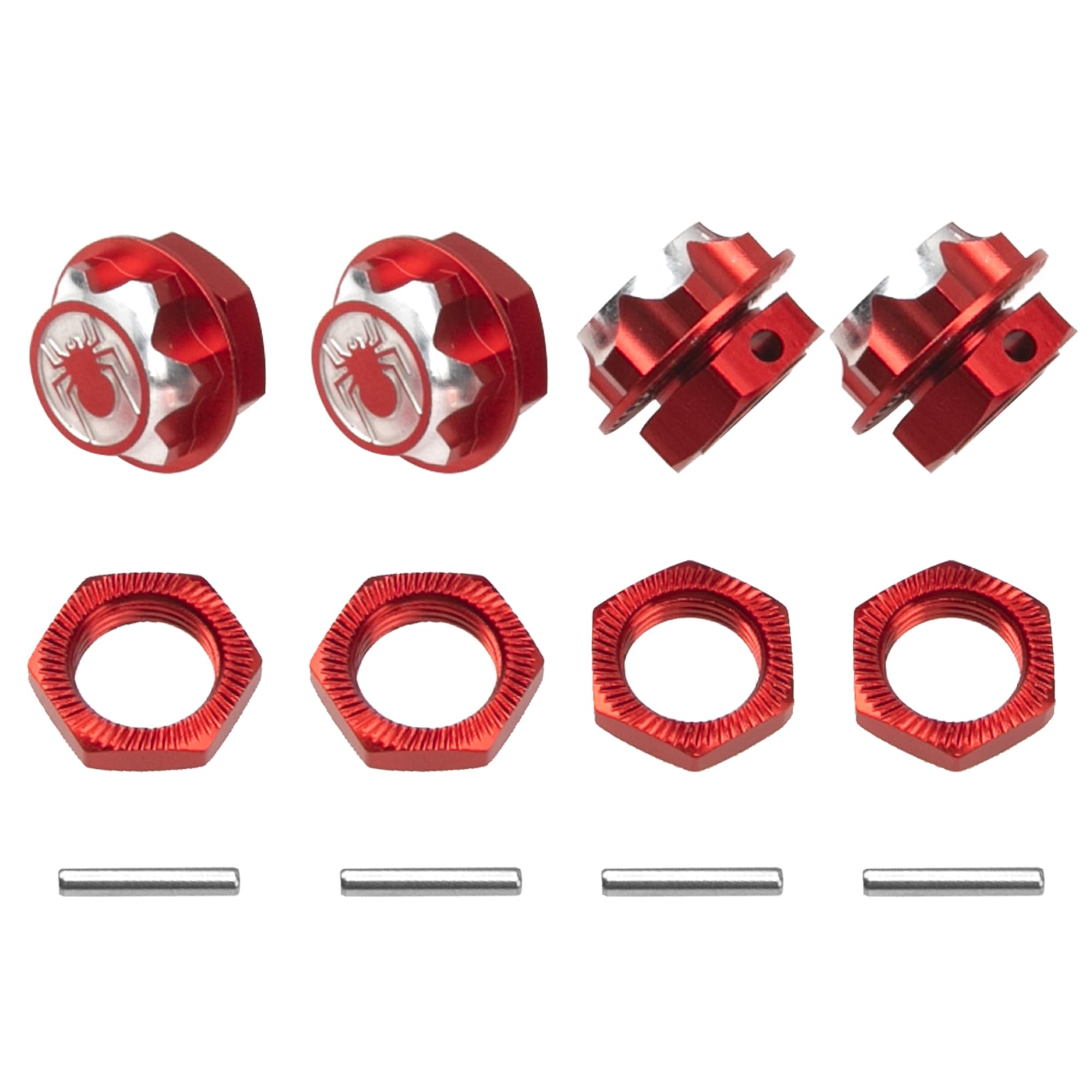 Vgoohobby RC Car Tool Set - 17mm Hex Adapter Wheel Wrench With 4mm 5mm 5.5mm 7mm Hex Sockets (Golden)