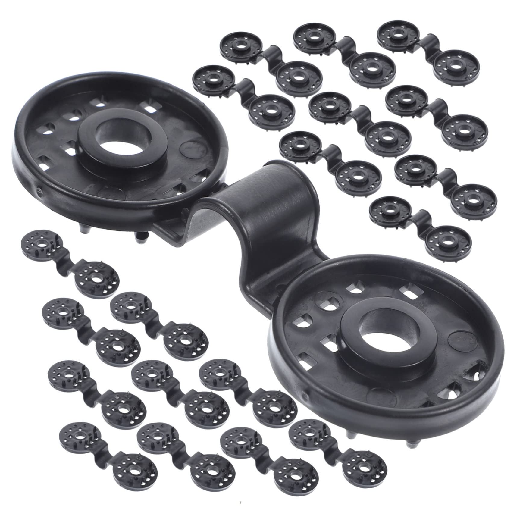 IWOWHERO Garden Clips for Netting 100pcs Shade Cloth Heavy Duty Lock Clip for Outdoor Sun Protection