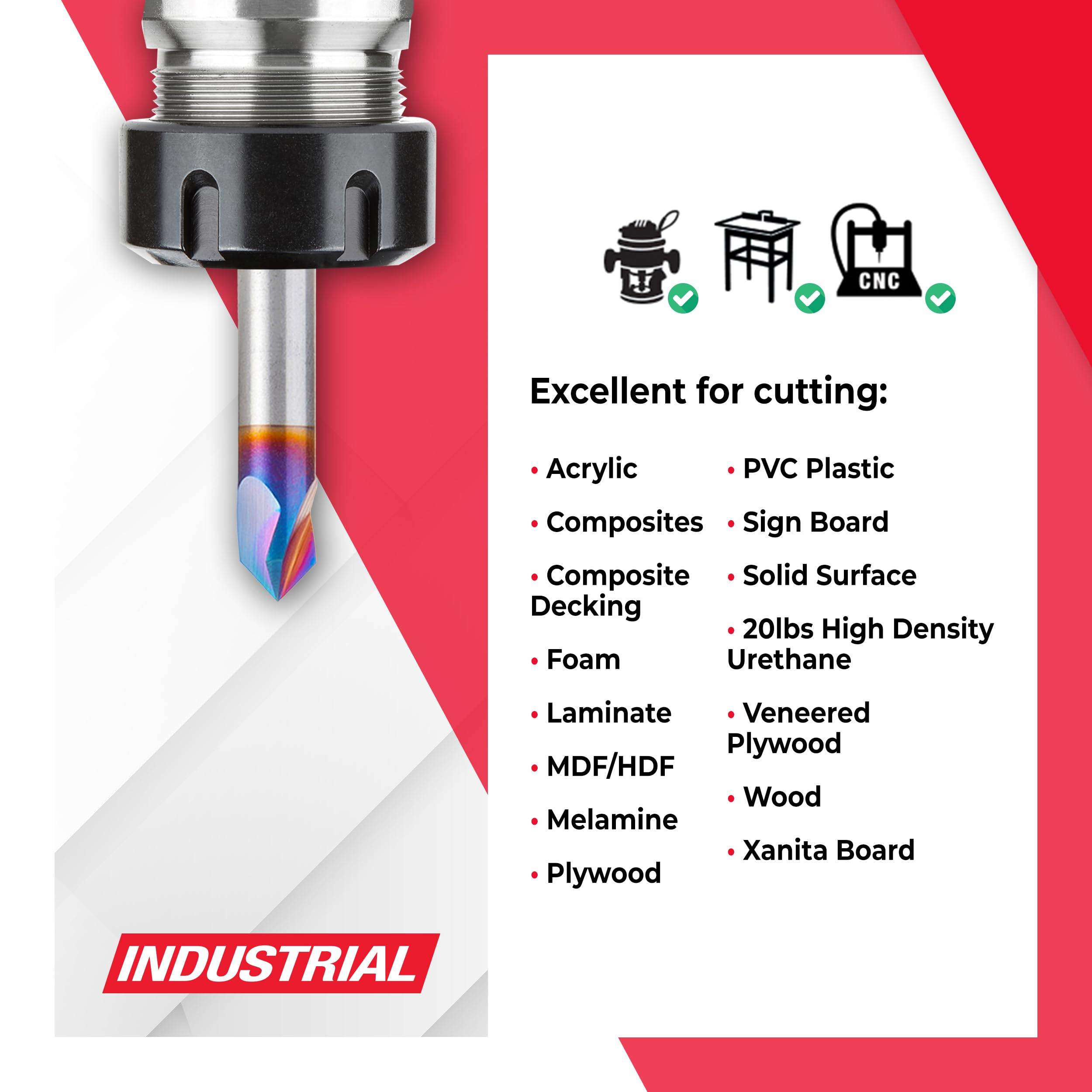 Amana Tool 45639-K SC Spektra Extreme Tool Life Coated V